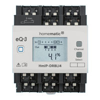 HomeMatic HmIP-DRBLI4 Installation And Operating Manual