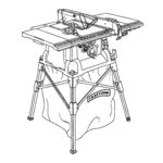 Craftsman 21805 - 10 in. Table Saw Operator's Manual