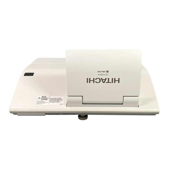 Hitachi CP-A301N User Manual