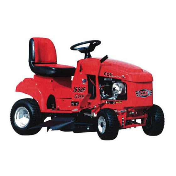 COX A12208G Manual