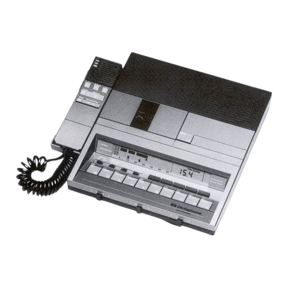 Dictaphone ExecTalk Plus 1709 Operating Instructions Manual