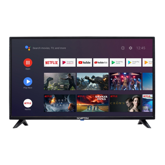 Sceptre A32 AndroidTV User Manual