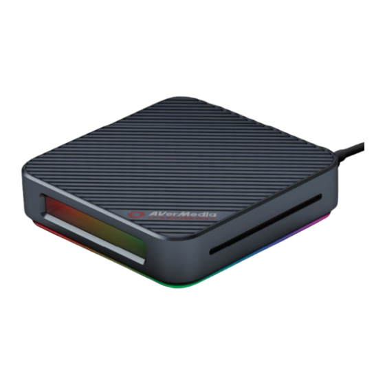 Avermedia LIVE GAMER BOLT GS555 Quick Manual