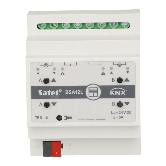 Satel KNX-BSA12L Manual