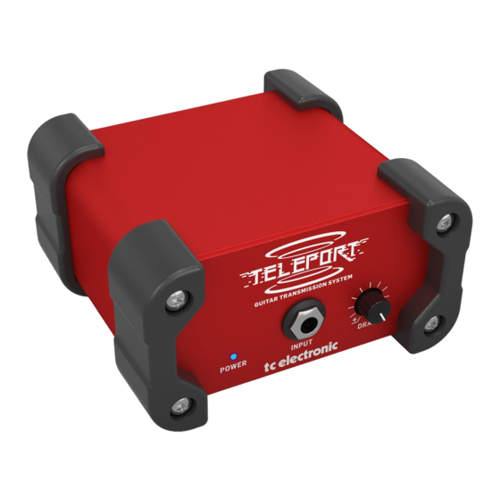 TC Electronic TELEPORT GLT Quick Start Manual
