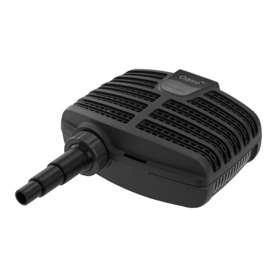 Oase AquaMax Eco Classic 2500E Commissioning