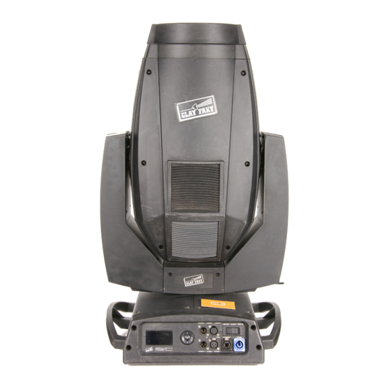 Clay Paky HMI 1200W Manuals