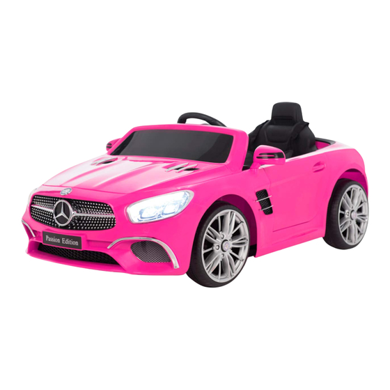 Jamara Ride on Mercedes-Benz SL 400 Manuals