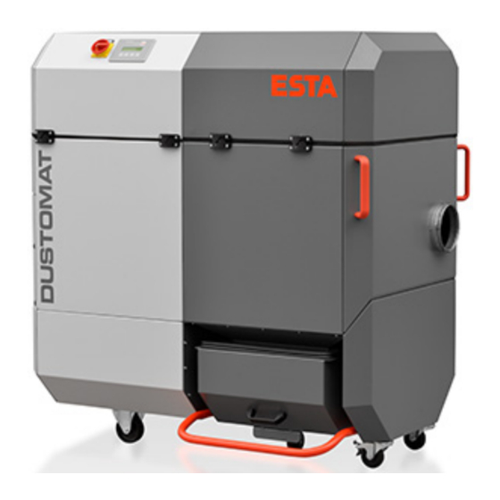 Esta DUSTOMAT 4 ECO+ Translation Of The Original Operation Manual