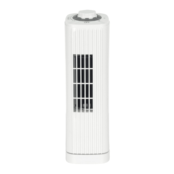 Optimus F-7348WH-F Portable Tower Fan Manuals