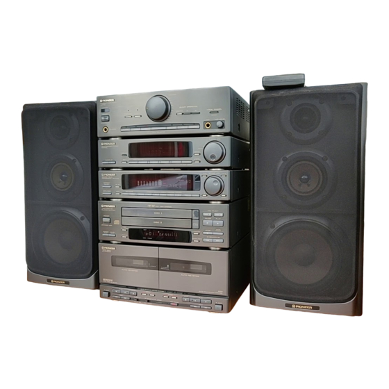 Pioneer A-P710 Operating Instructions Manual