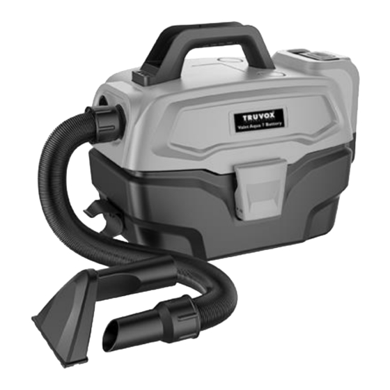 Truvox Valet Aqua 7 Battery User Manual