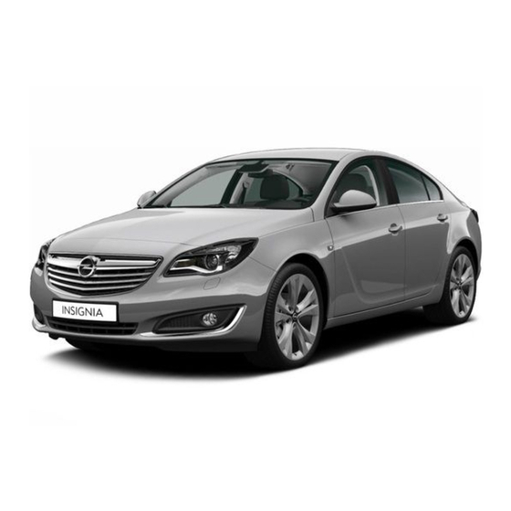 Opel Insignia Infotainment Manual