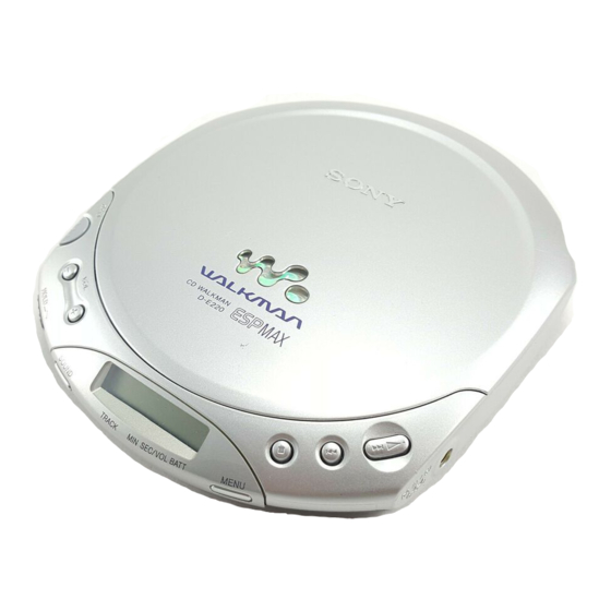 Sony Discman D-835K Portable CD Player