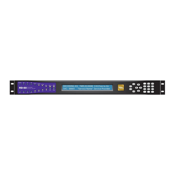 Adtec RD-60 User Manual