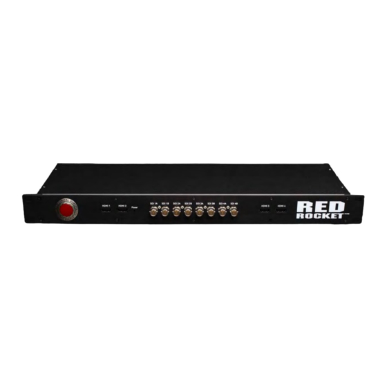 Red Digital Cinema RED ROCKET Installation Manual