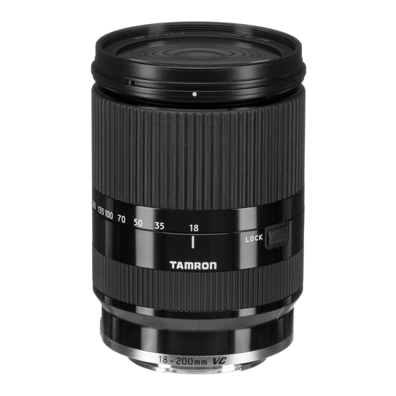 Tamron B011 Quick Start Manual