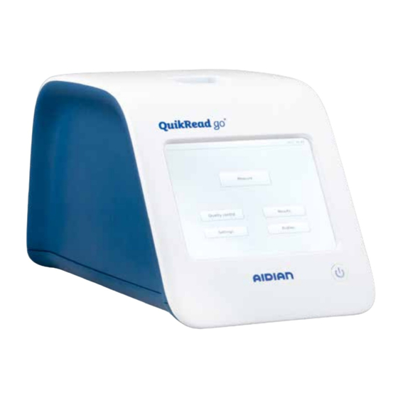 AIDIAN QuikRead go Instructions For Use Manual
