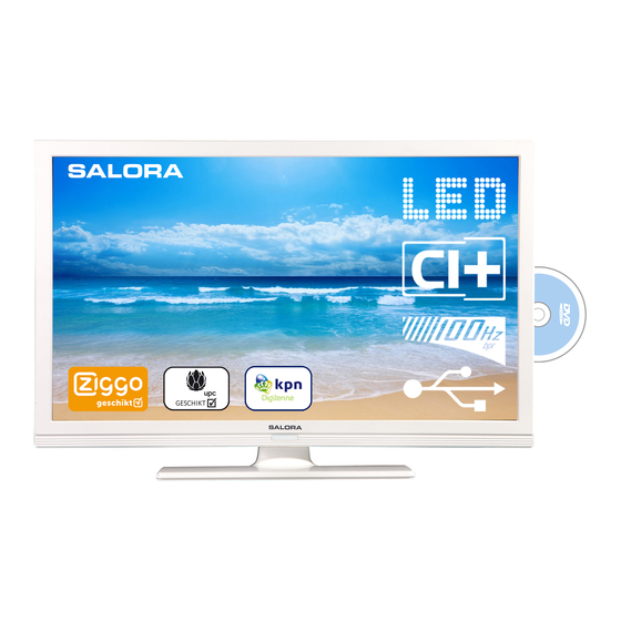 Salora 24LED8115CDW Operating Instructions Manual