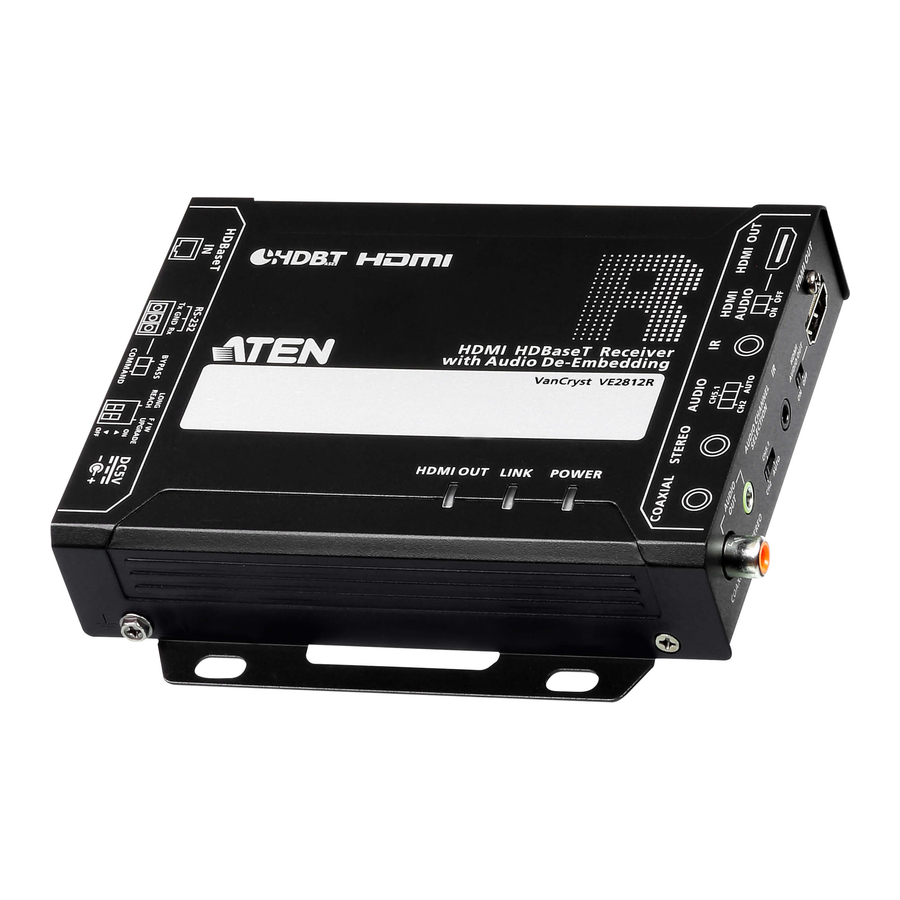 ATEN VE2812R Manuals