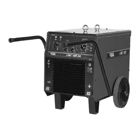Lincoln Electric LINC 405 Operator's Manual