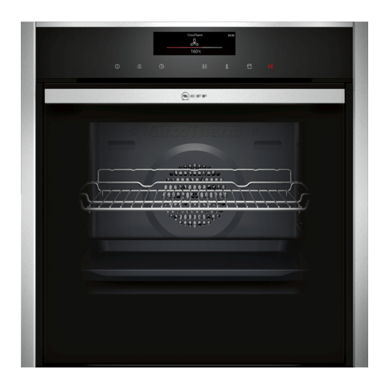 NEFF B48FT68 0 Series User Manual And Installation Instructions