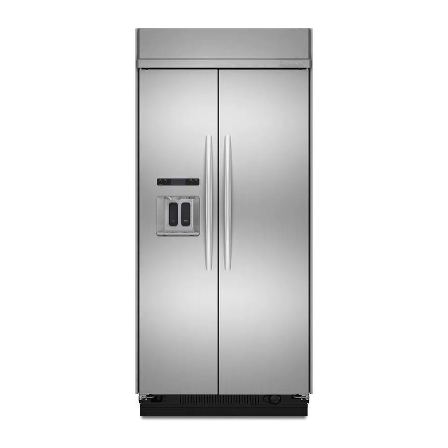 KitchenAid KSSC42QVS - 42" Refrigerator Energy Manual
