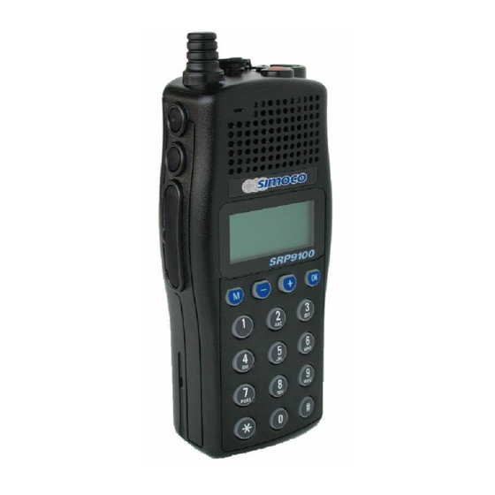 Simoco SRP9100 Operating Instructions Manual