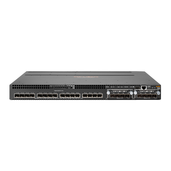 User Manuals: Aruba 3810M Managed Gigabit Switch