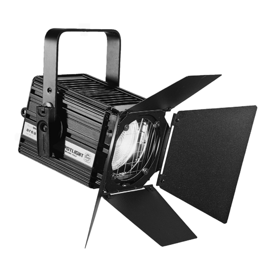User Manuals: Spotlight Sintesi AR 05 System