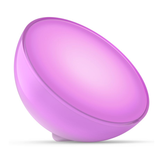 Philips Portable Hue Go Quick Start Manual