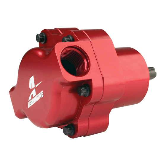 Aeromotive 11105 Installation Instructions