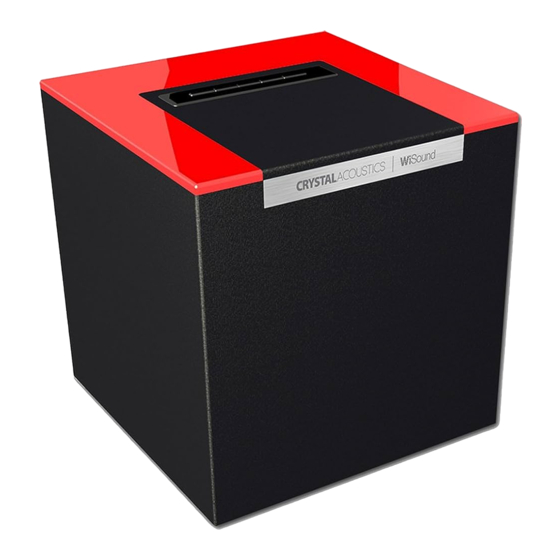 Crystal Acoustics Cuby Quick Manual