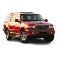 Lincoln 1999 Navigator Owner's Manual