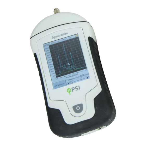Photon Systems Instruments SpectraPen SP 110 Instruction Manual