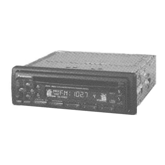 Panasonic CQ-DP830EUC User Manual