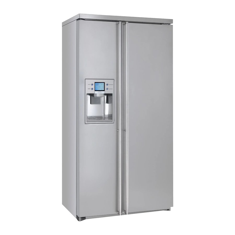 SMEG FA55PCIL Refrigerator Manuals