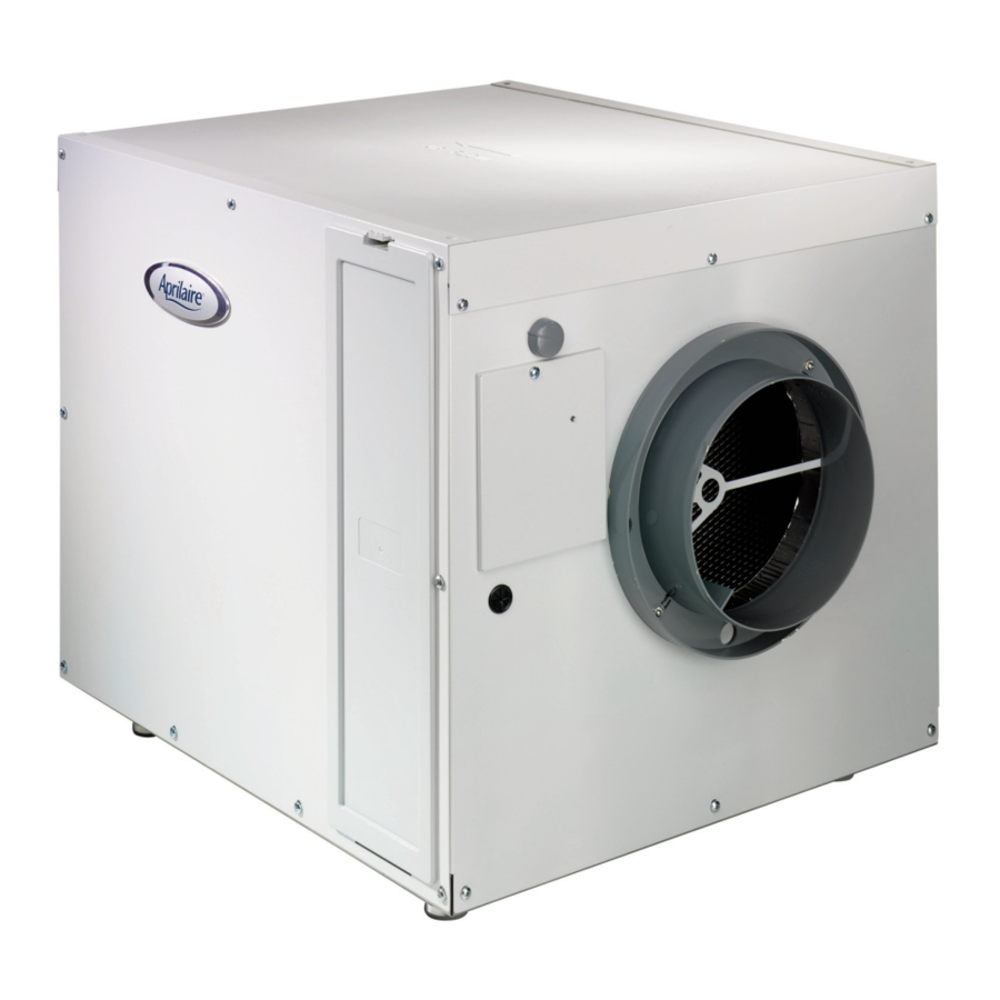 Aprilaire 1750, 1770 - Dehumidifier Manual