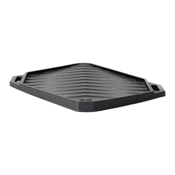 Snow Peak Giga Power Stove Recta Griddle Instruction Manual