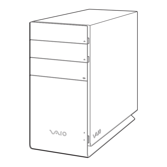 Sony VAIO VGC-RB32 Manual