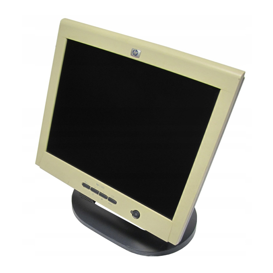 HP L1520 - 15 Inch LCD Monitor Manuals