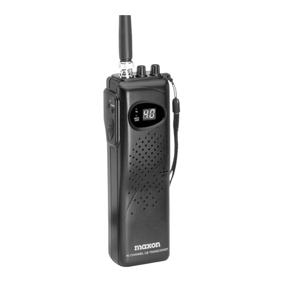 Maxon HCB-10C Owner's Manual