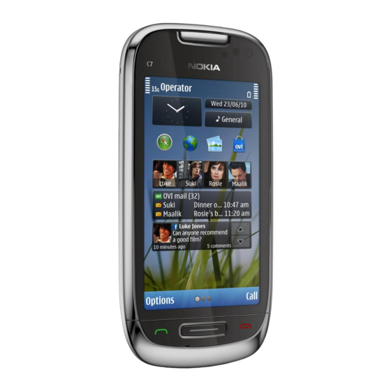 Nokia C7-00 User Manual