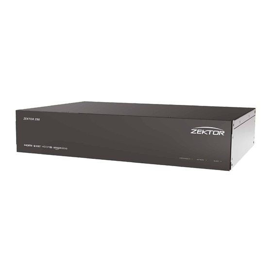 Zektor Z88 Installation Manual
