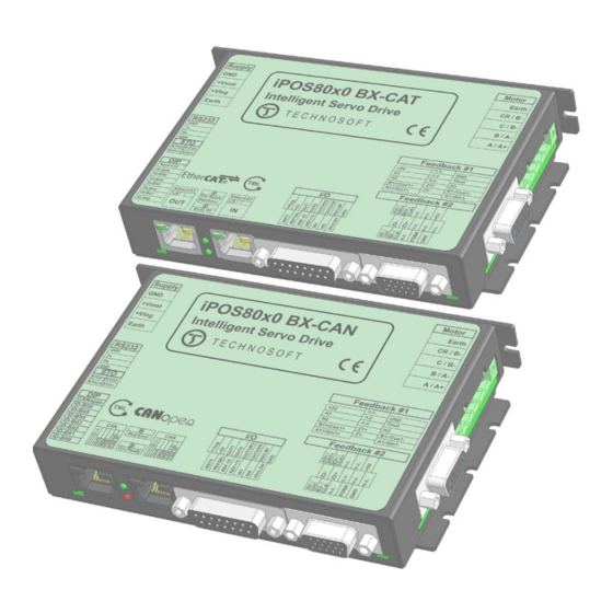 Technosoft iPOS80x0 BX-CAN Technical Reference