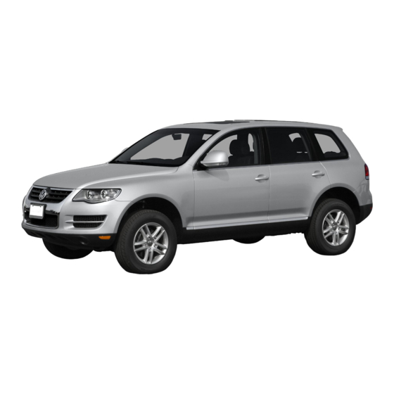 Volkswagen Touareg 2 2007 Technical Bulletin