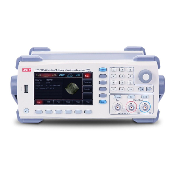 UNI-T UTG1010A User Manual
