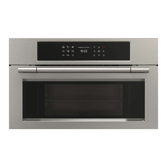 Fulgor Milano PROFESSIONAL F6PSCO30S1 Instructions For Installation And Use Manual