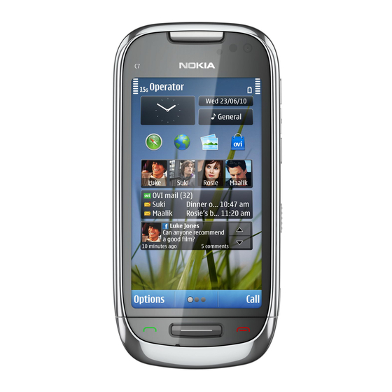 Nokia C7–00 User Manual