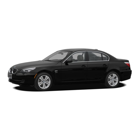 BMW 5 Series 2008 Service And Warranty Information